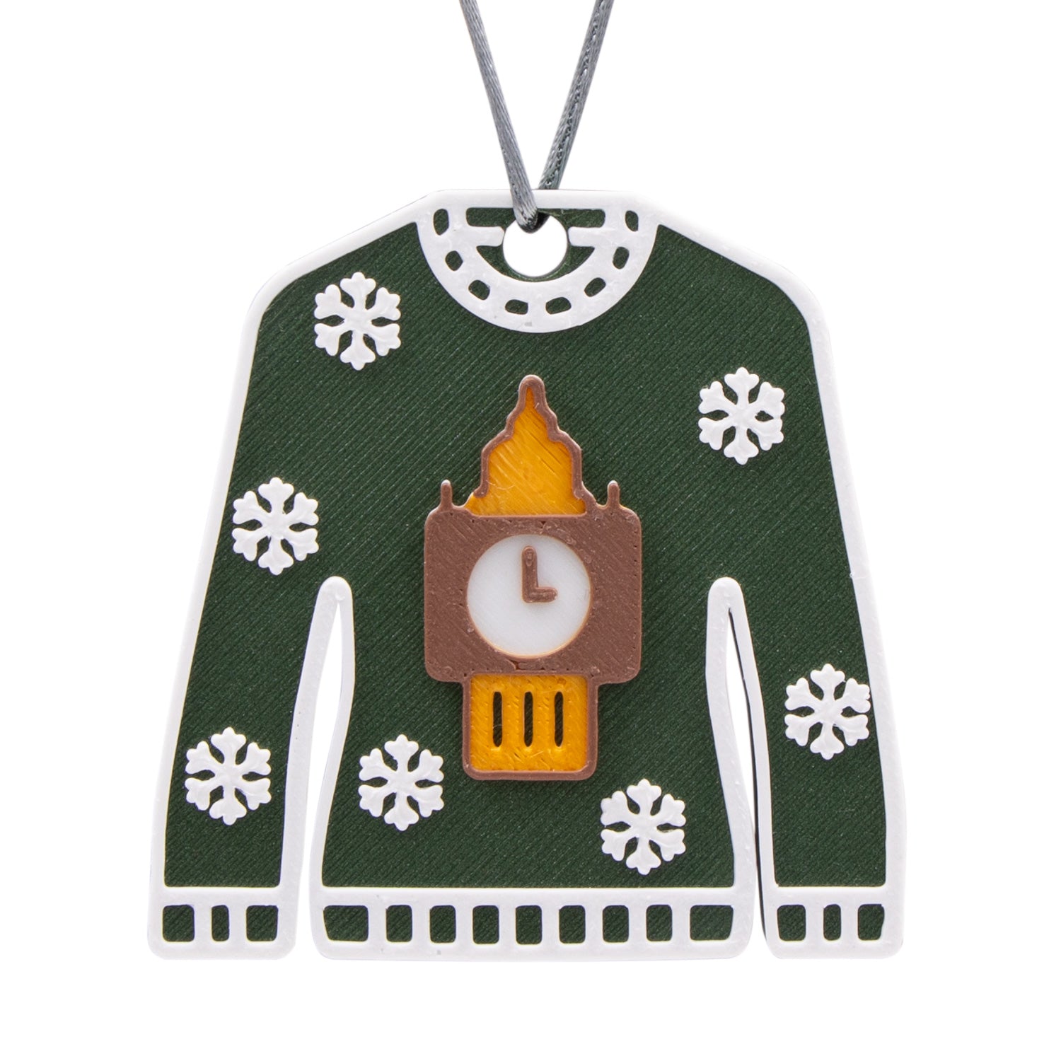 Made Happy Christmas Jumper Big Ben Decoration