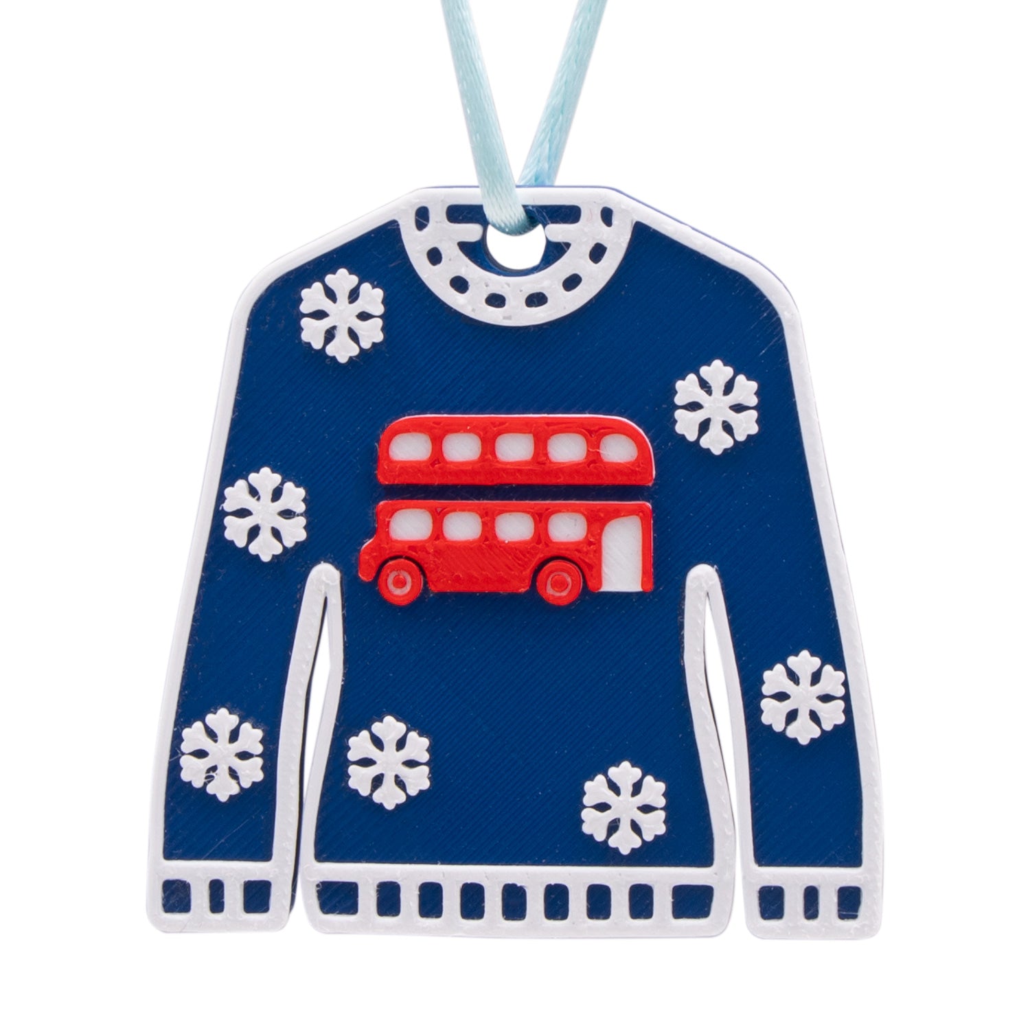 Made Happy Christmas Jumper Bus Decoration