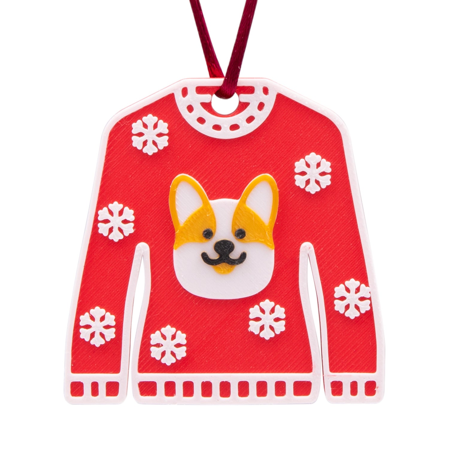 Made Happy Christmas Jumper Corgi Decoration