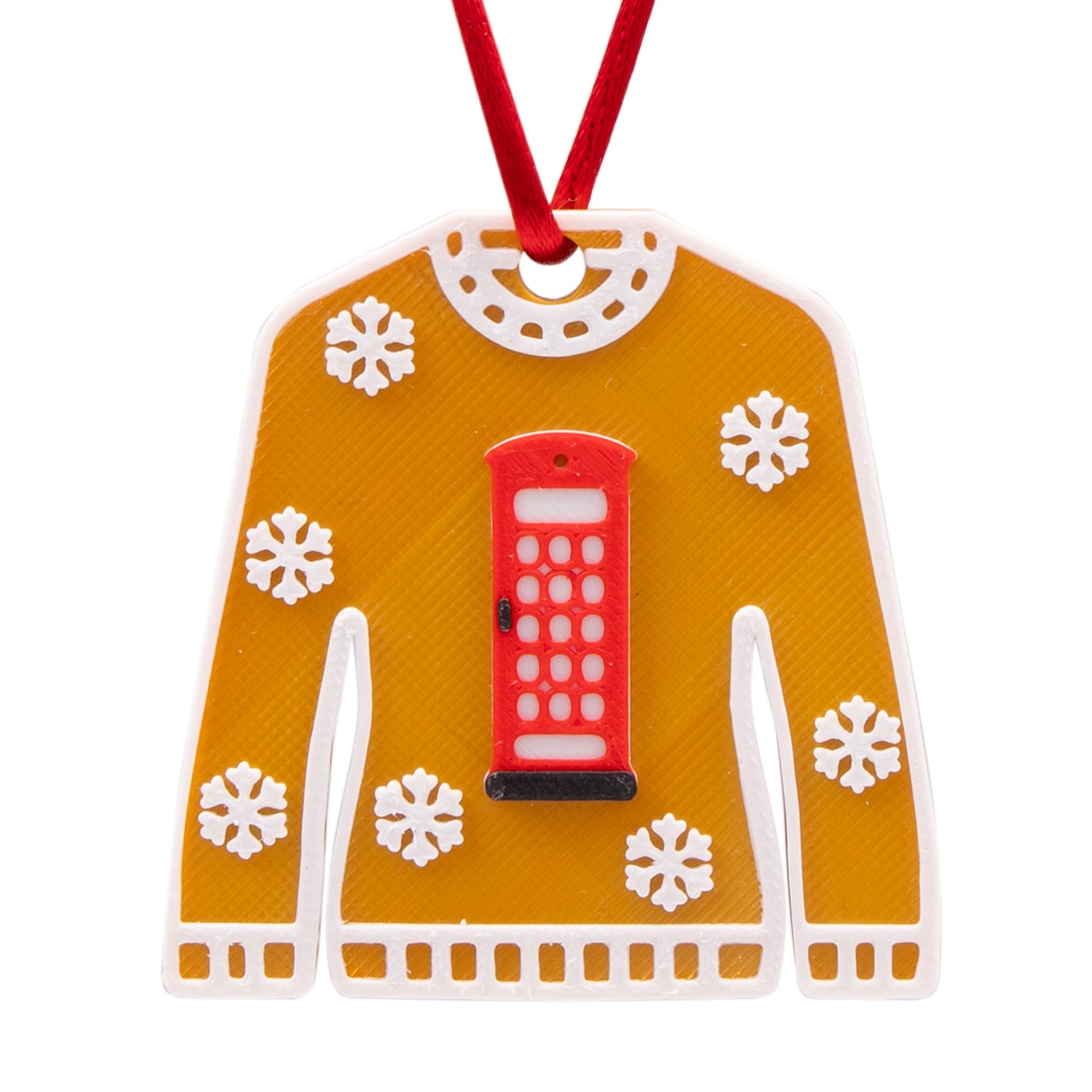 Made Happy Christmas Jumper Phone Box Decoration