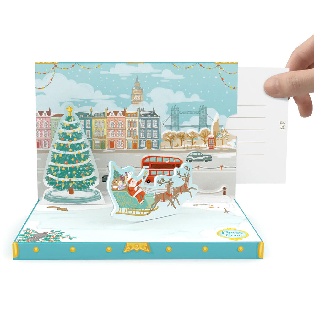 Music Box Card: Christmas In London