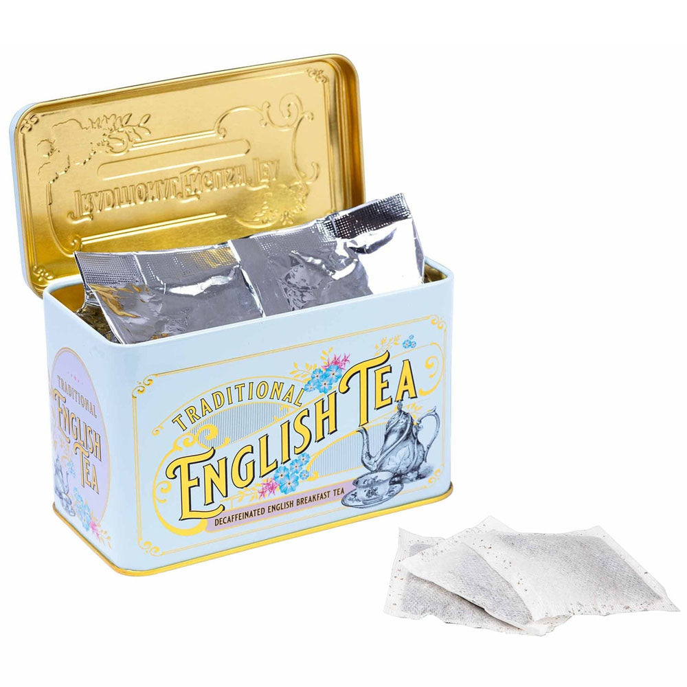 New English Teas - Vintage Victorian Blue Tea Tin 2