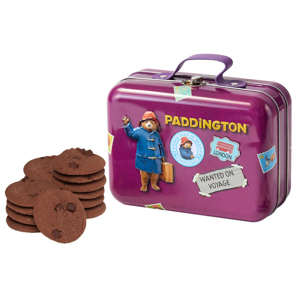 Paddington Bear Purple Suitcase Orange Chocolate Marmalade Cookies