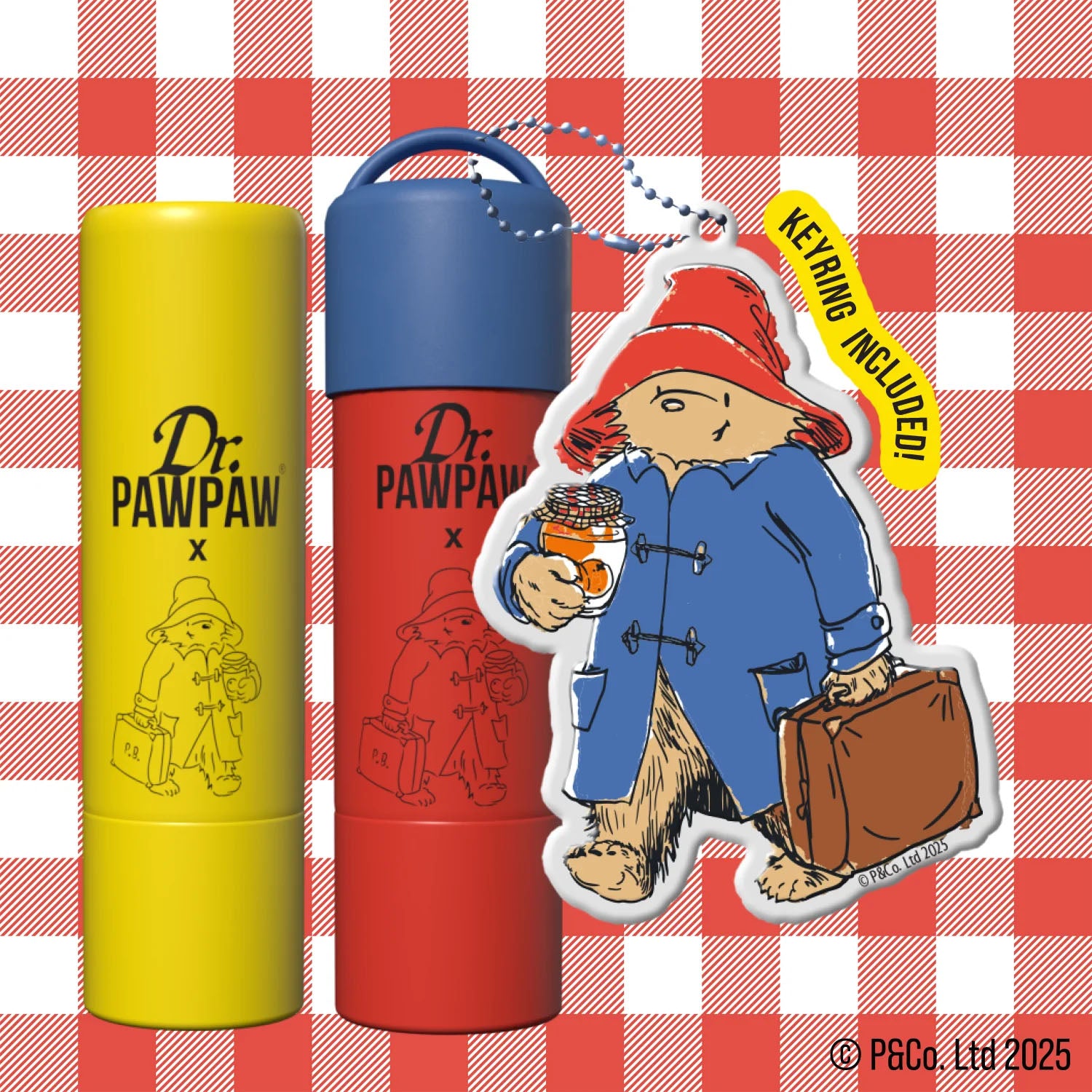 Paddington x Dr PawPaw Strawberry Jam Lip Balms 3