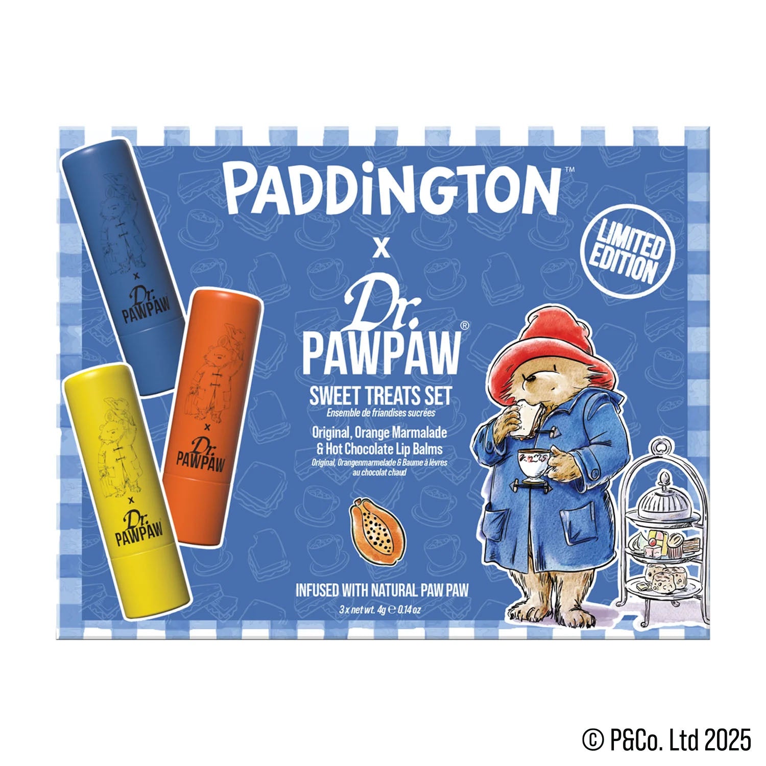 Paddington x Dr PawPaw Sweet Treats Lip Balm Set 4