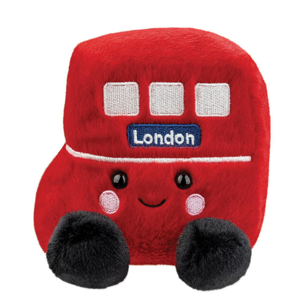 Palm Pals Bertie Red Bus Soft Toy 1