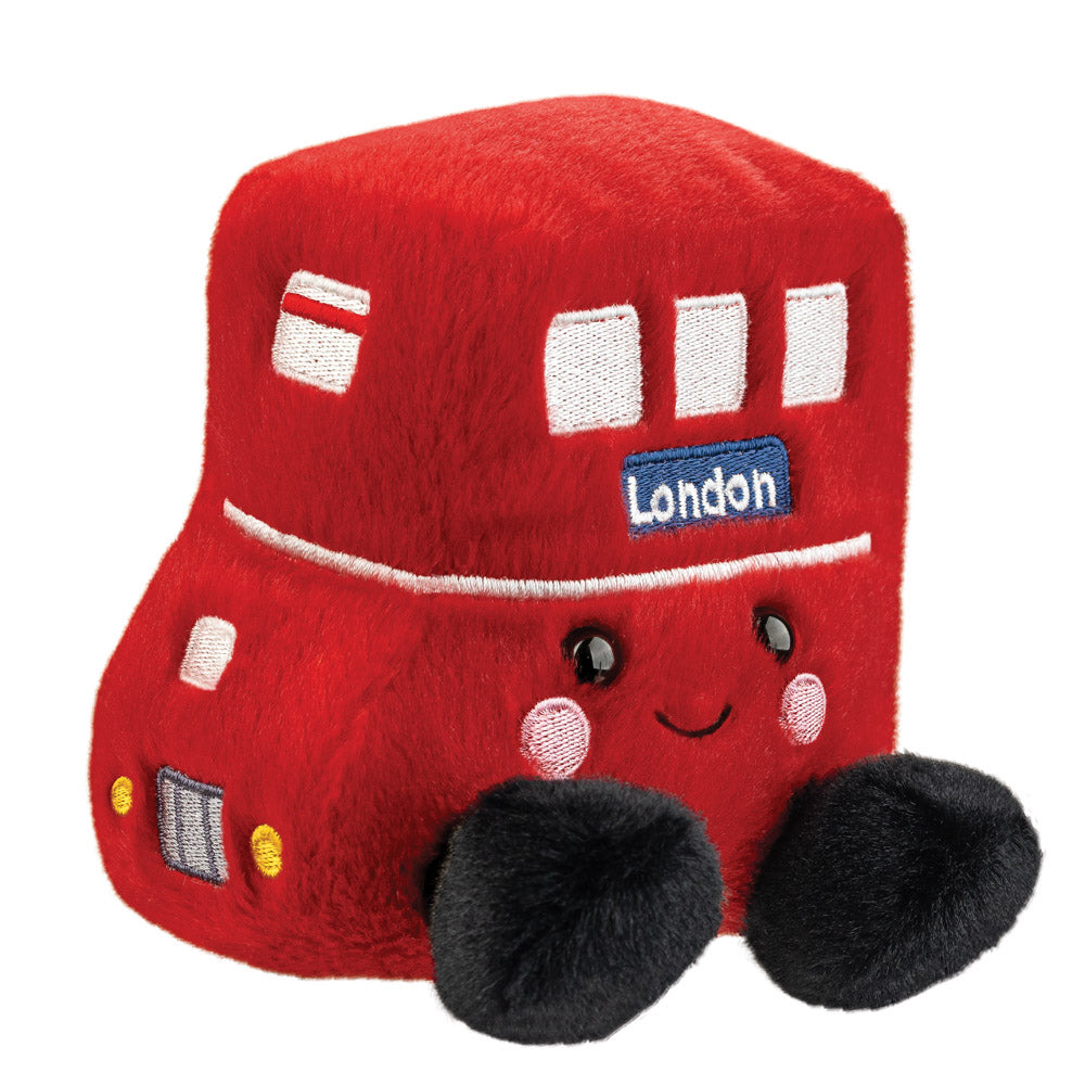 Palm Pals Bertie Red Bus Soft Toy 3