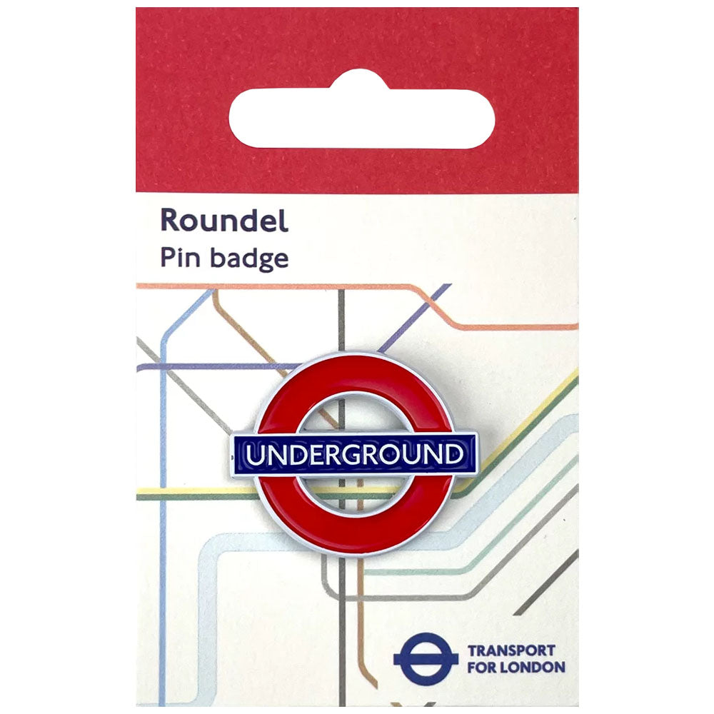 Pawprint Underground Roundel Pin Badge 1