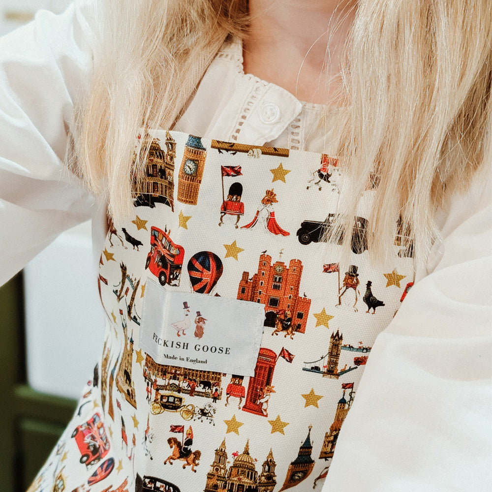 Peckish Goose London Children's Apron