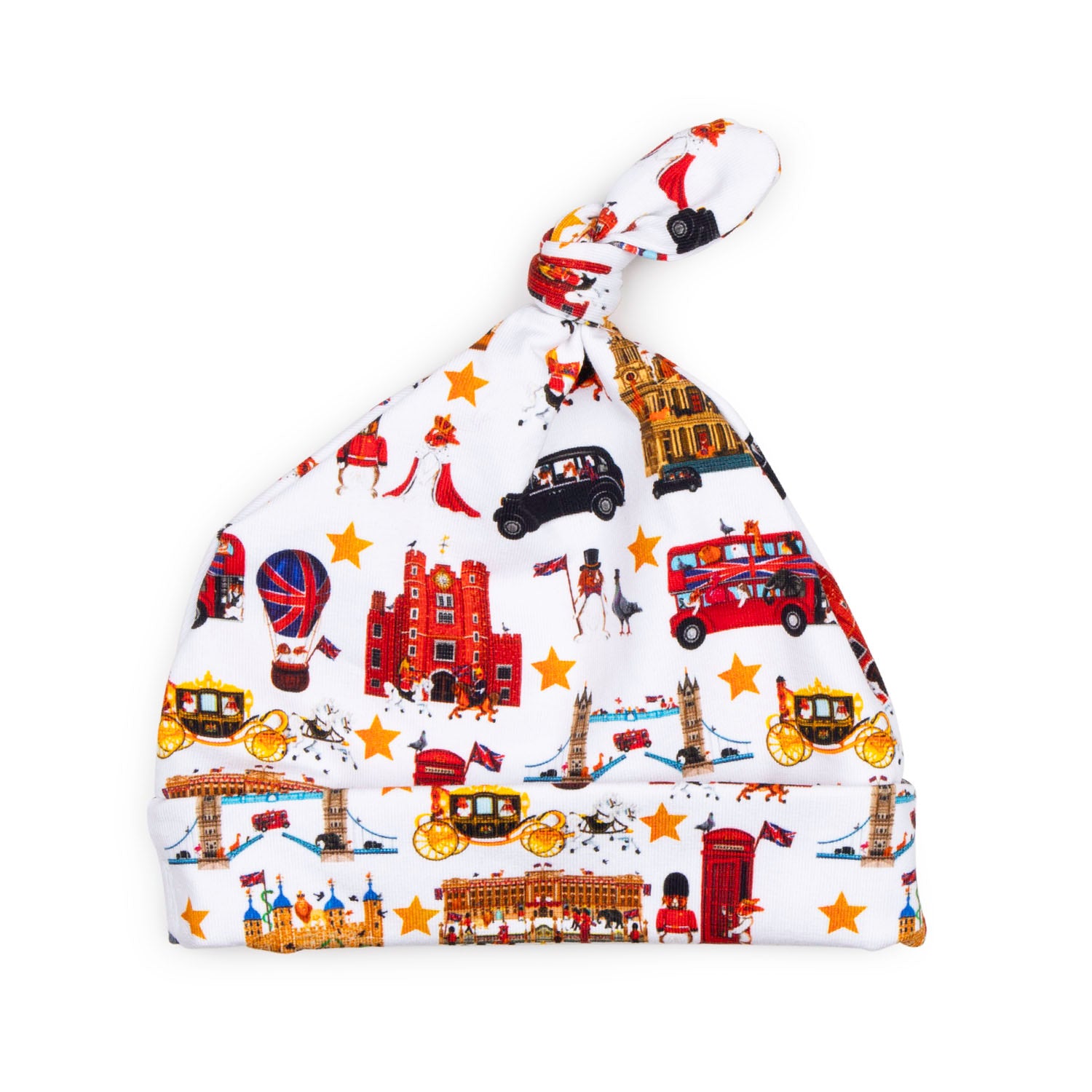 Peckish Goose London Organic Baby Hat back view