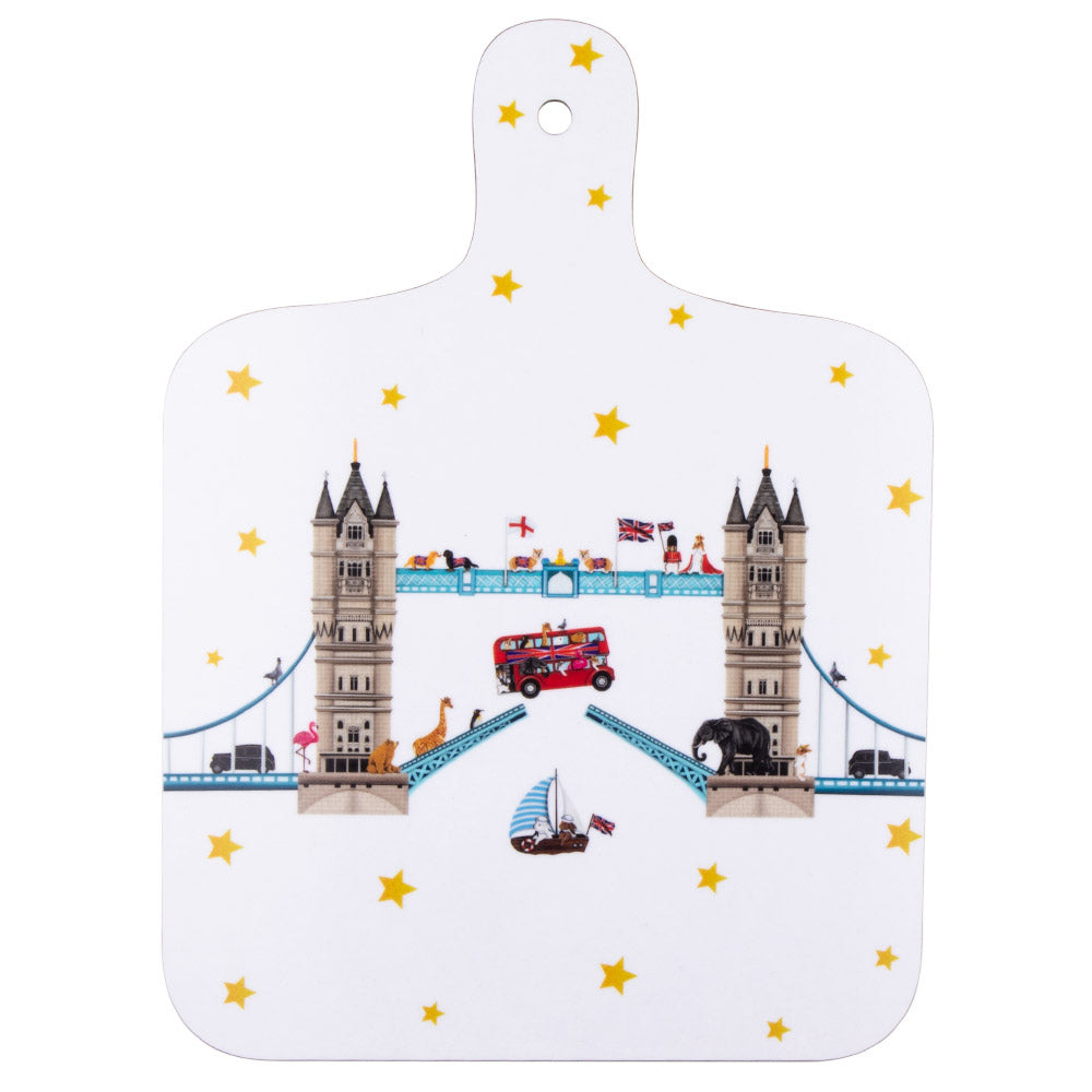 Peckish Goose Tower Bridge Mini Chopping Board 1