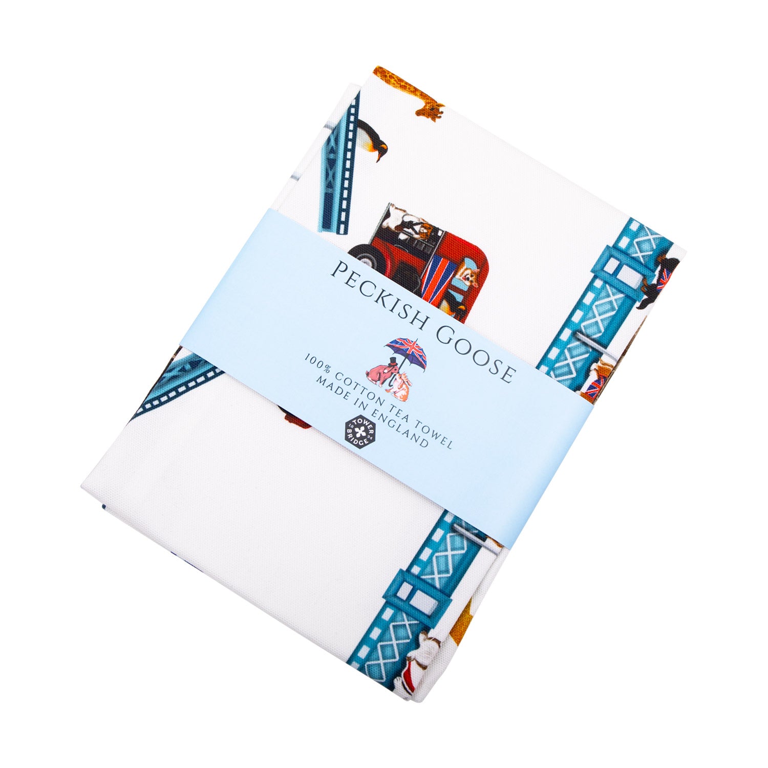 Peckish Goose Tower Bridge Cotton Tea Towel