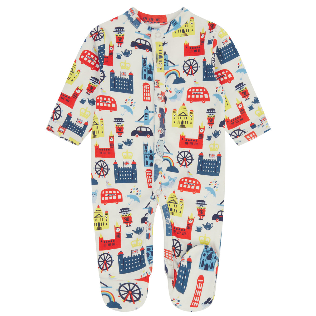 Piccalilly London Life Footed Sleepsuit 1