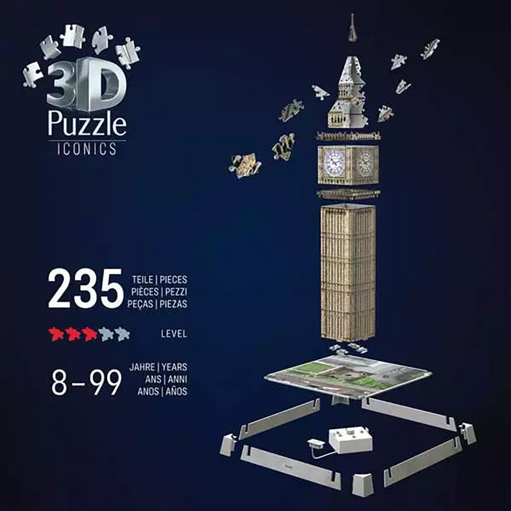 Ravensburger 3D Big Ben Iconics 216 Piece Puzzle 4