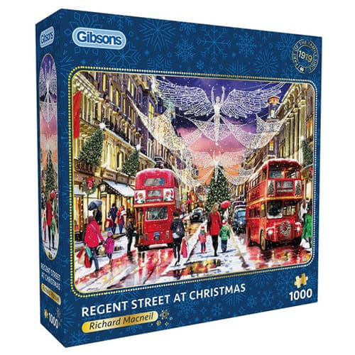 Gibsons Regent Street At Christmas 1000pc Puzzle