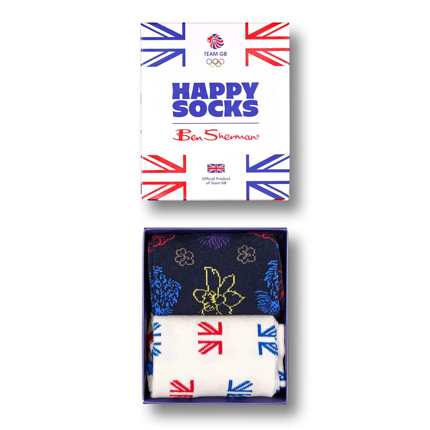 Happy Socks Team GB 2-Pack Gift Set 1