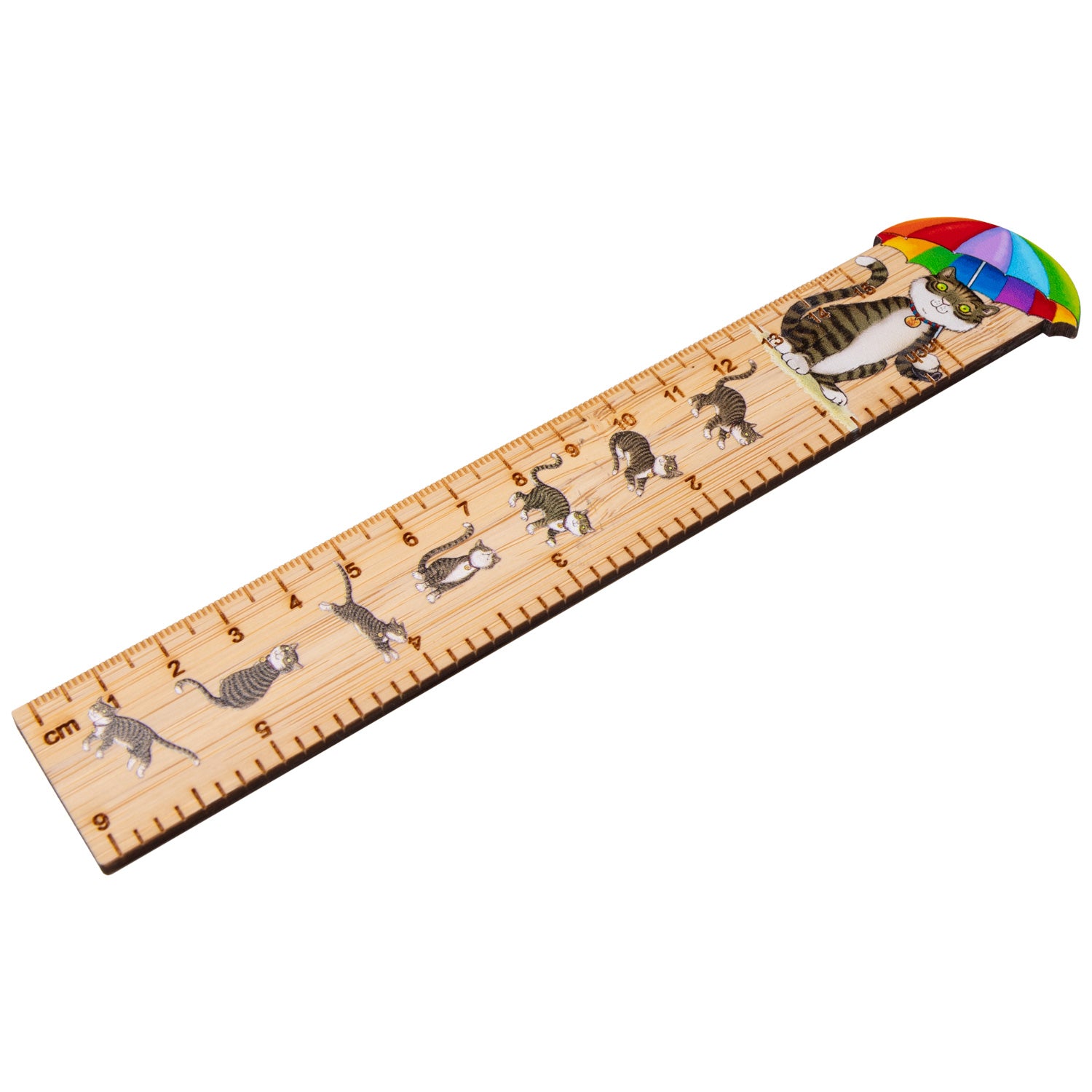 The Tower Bridge Cat Wooden Ruler 2