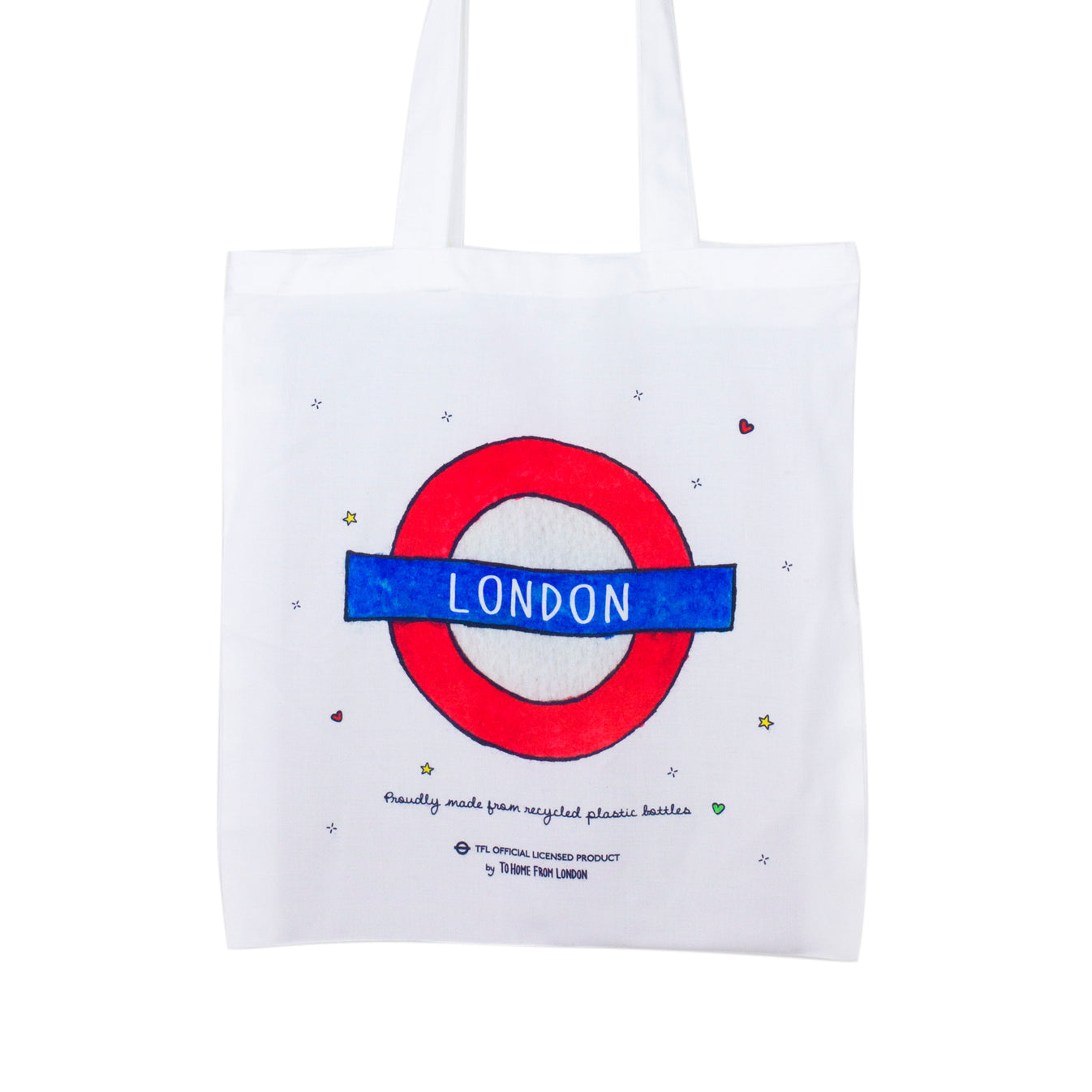 To Home From London Underground Tote Bag