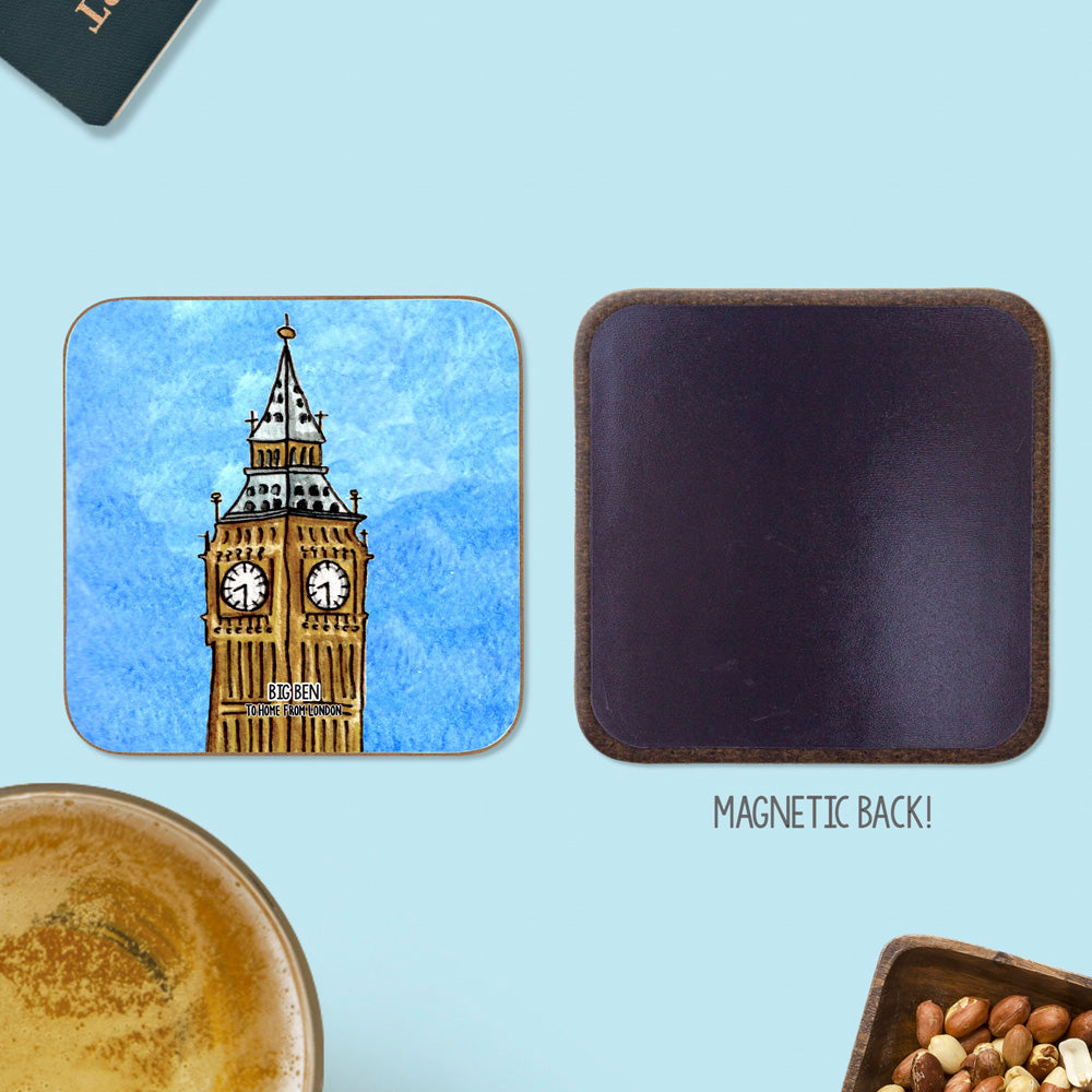 To Home From London - Magnetic Coaster - Big Ben 2