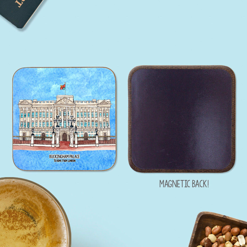 To Home From London - Magnetic Coaster - Buckingham Palace 2