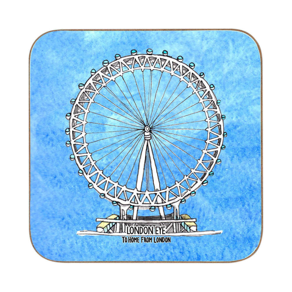 To Home From London - Magnetic Coaster - London Eye 1