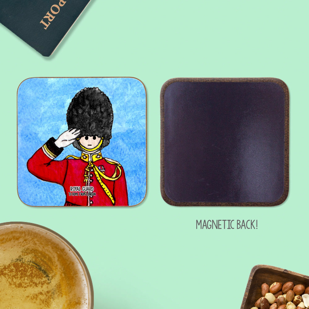 To Home From London - Magnetic Coaster - Royal Guard 2