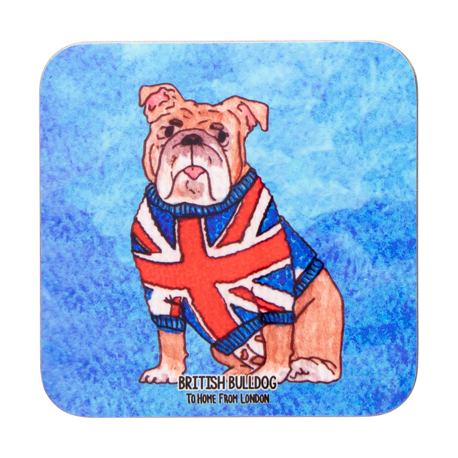 To Home From London Magnetic Coaster - Bulldog