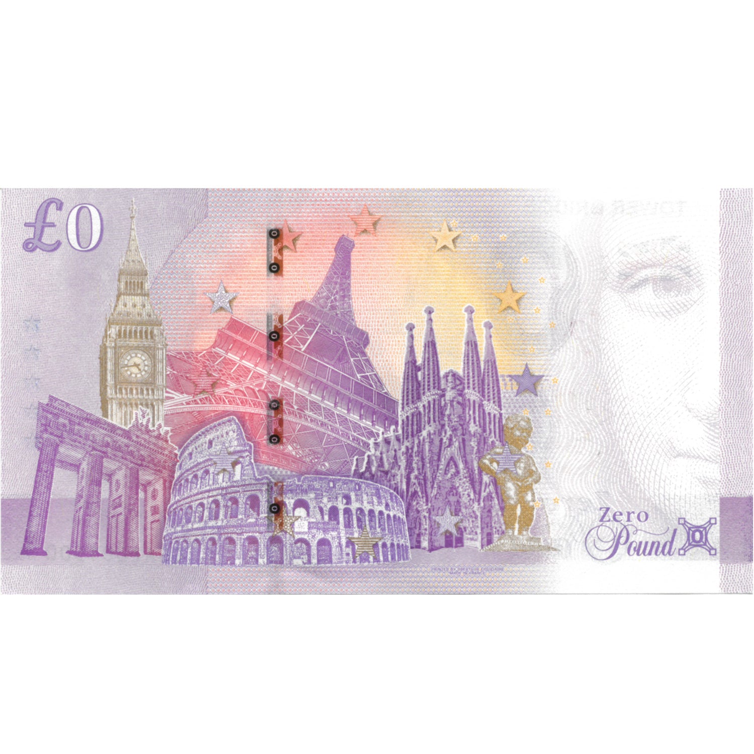 Tower Bridge Zero Pound Souvenir Banknote – Tower Bridge Shop