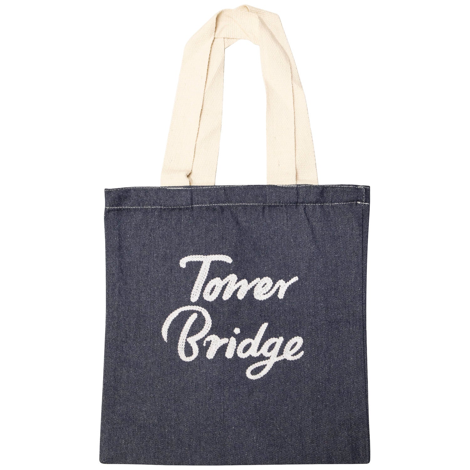 Tower Bridge Denim Tote Bag 1