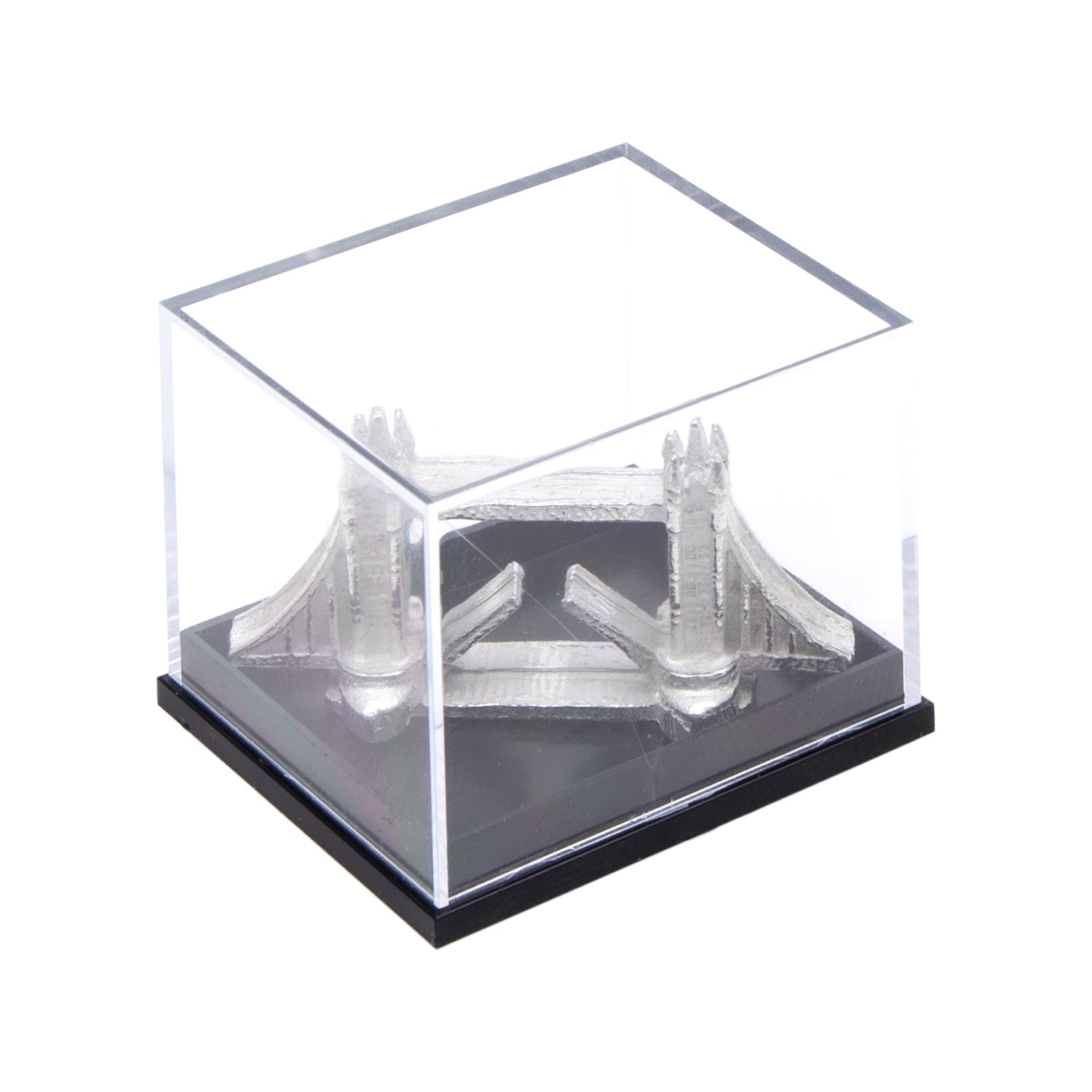 Mini Silver Pewter Model of Tower Bridge 2