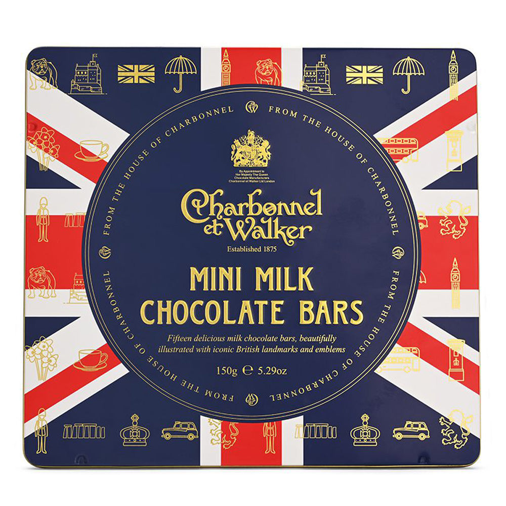 Union Jack Mini Milk Chocolate Bars Tin 1