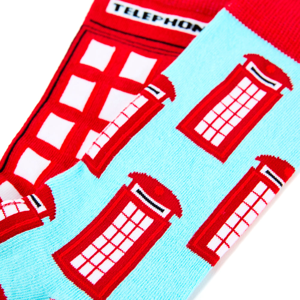 Urban Eccentric Socks Telephone Box Two Pack 2