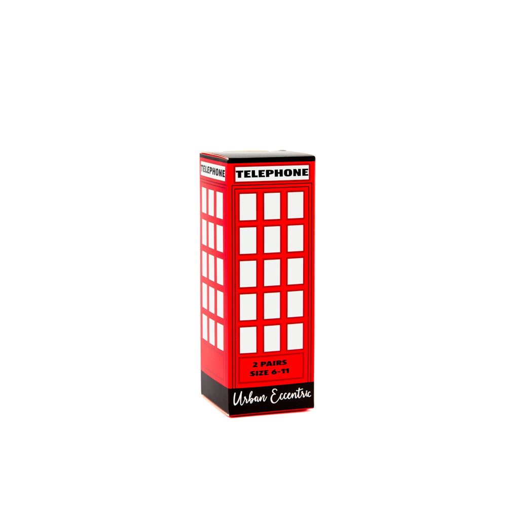 Urban Eccentric Socks Telephone Box Two Pack 3