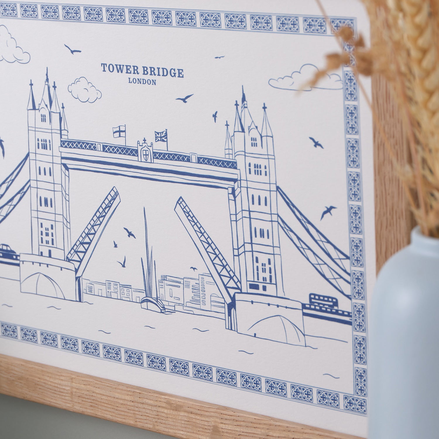 Tower Bridge A4 Print by Victoria Eggs 2