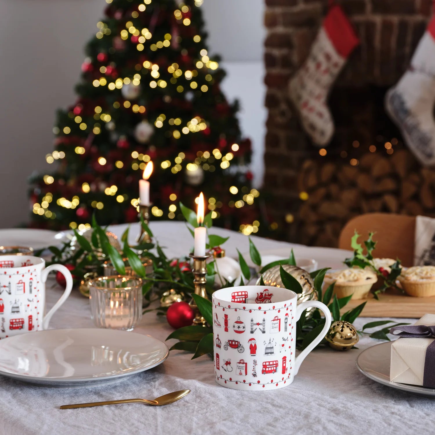 Victoria Eggs London Christmas Mug 8