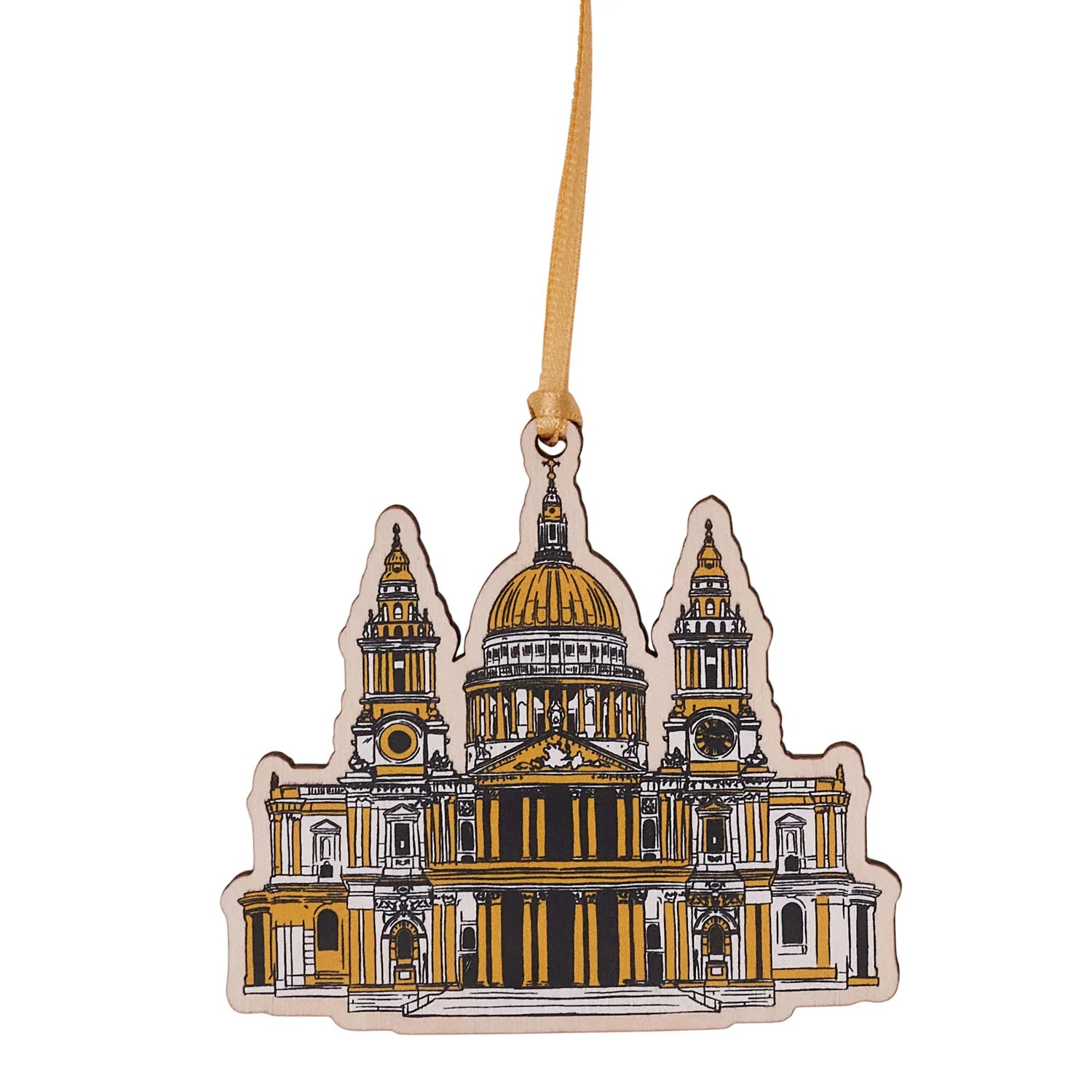 Victoria Eggs St Paul's Cathedral Wooden Decoration 1