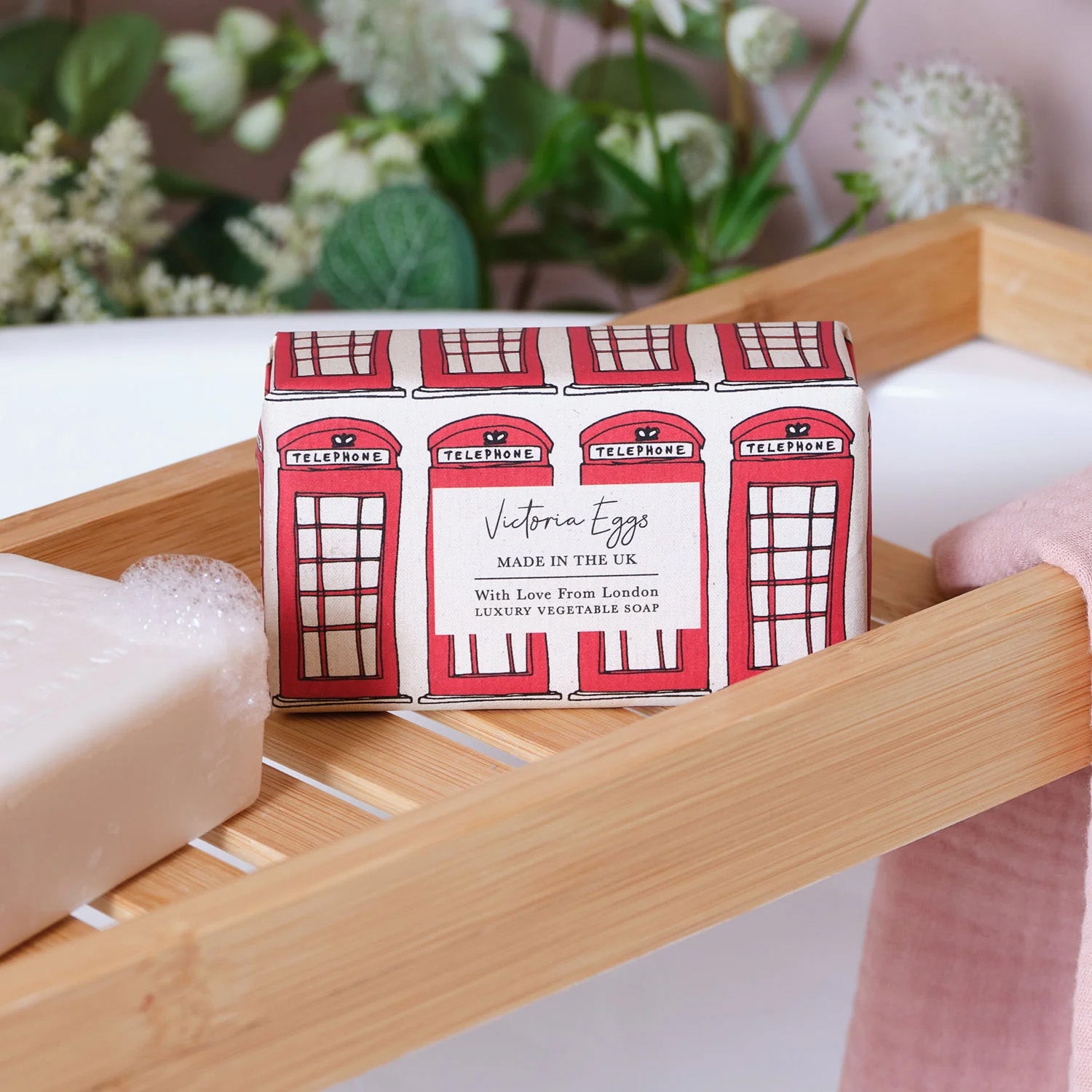 Victoria Eggs Telephone Box Soap - Zesty Lemon Drizzle 1