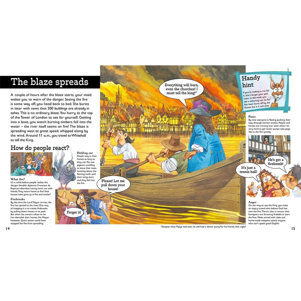 You Wouldn't Want To Be In The Great Fire Of London Book 3