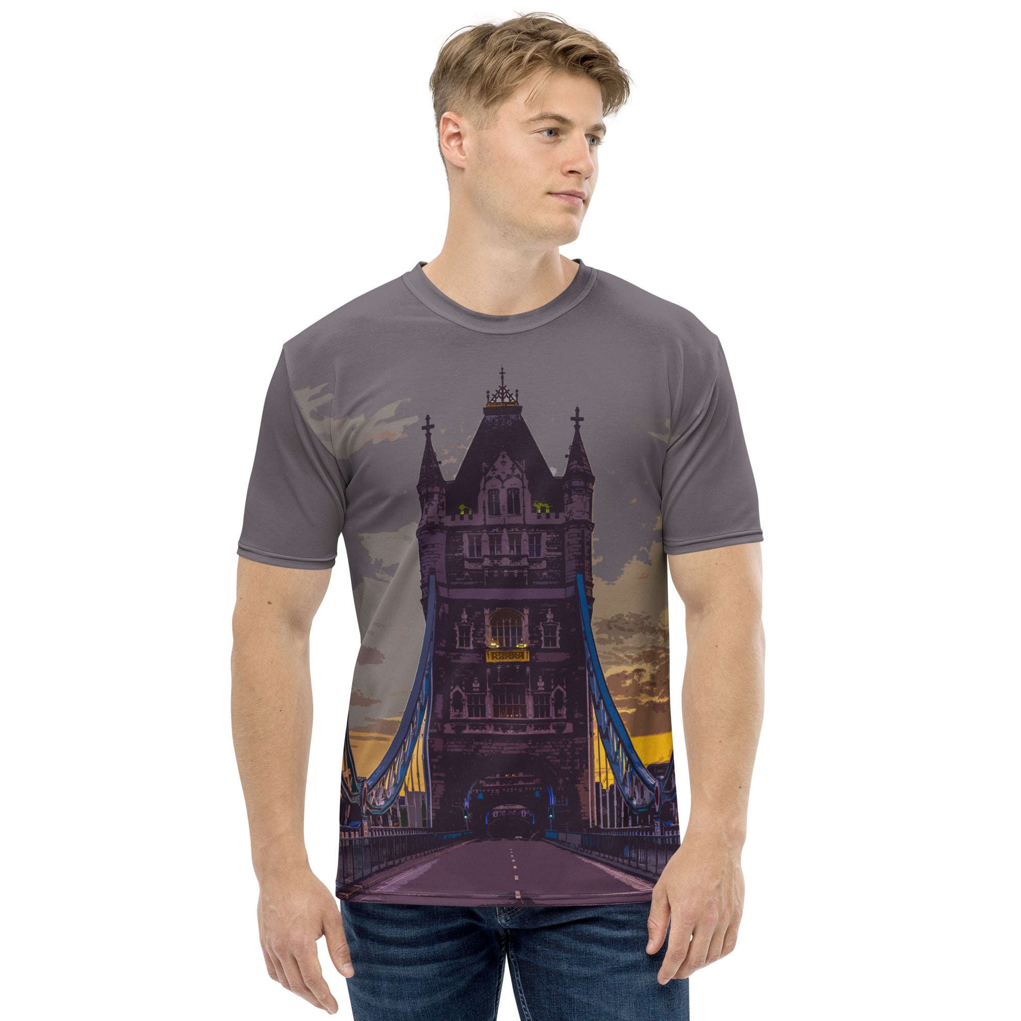 Tower Bridge at Dawn - All Over Print - T-Shirt
