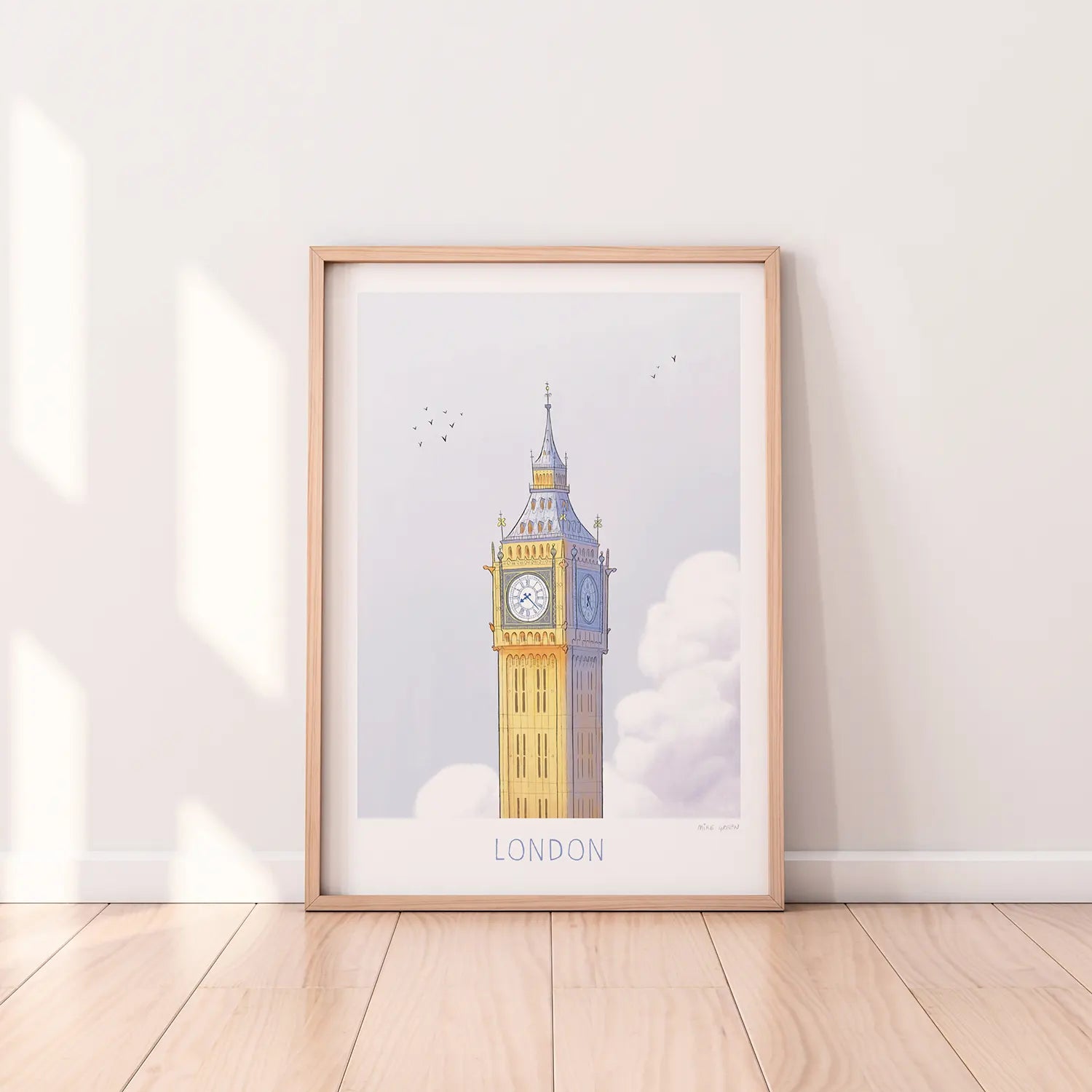 Mike Green A4 Print Big Ben London
