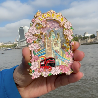 Floating Isles - Petals On The Thames Premium Magnet video