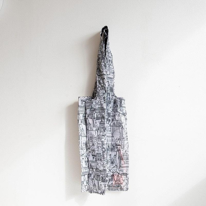 Sketch London Foldaway Bag hanging