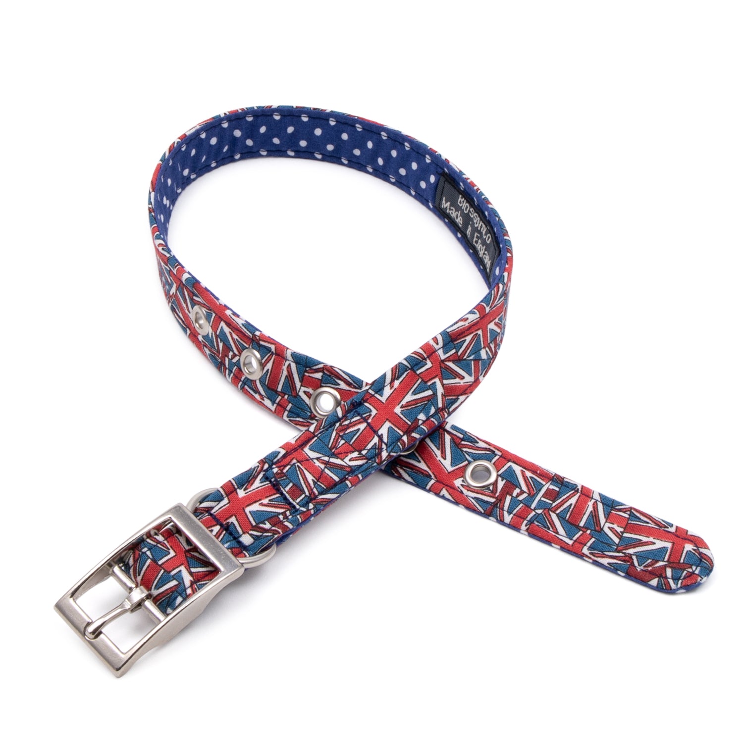 BlossomCo Union Jack Dog Collar 2