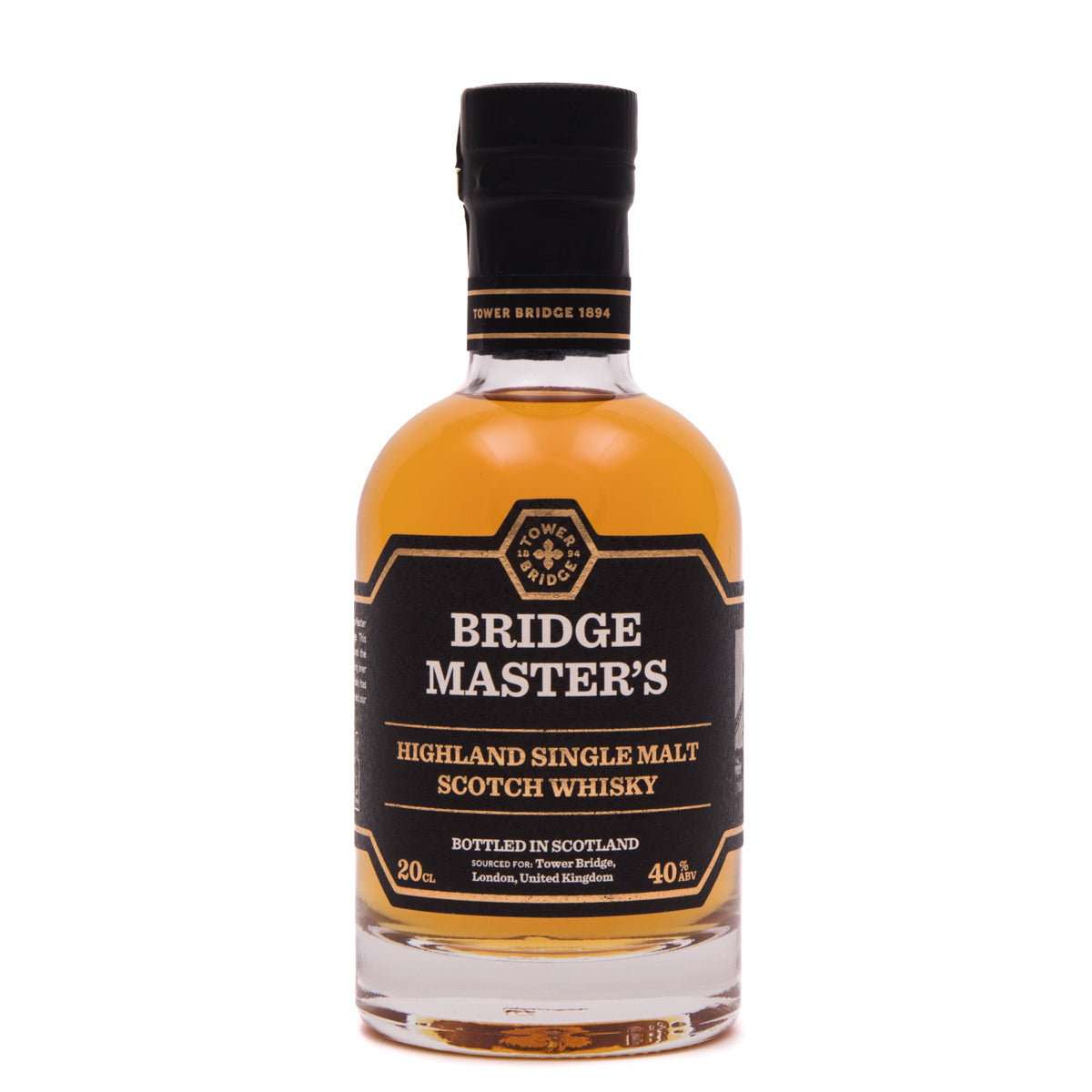 Bridge Master's Highland Single Malt Scotch Whisky 20cl - 1