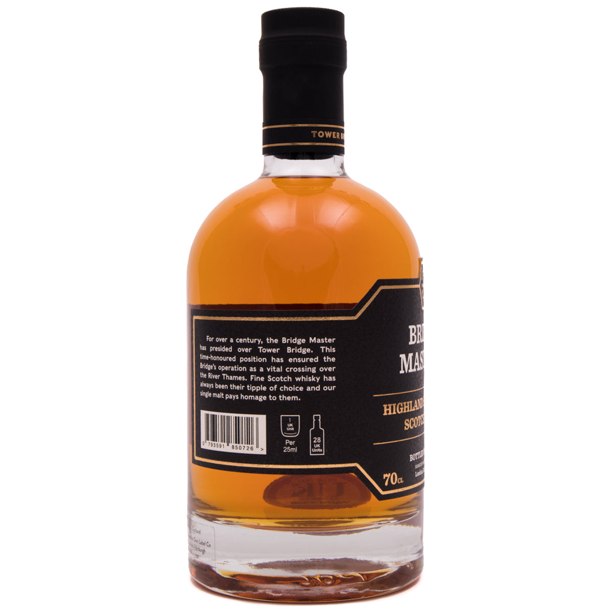 Bridge Master's Highland Single Malt Scotch Whisky 70cl - 4