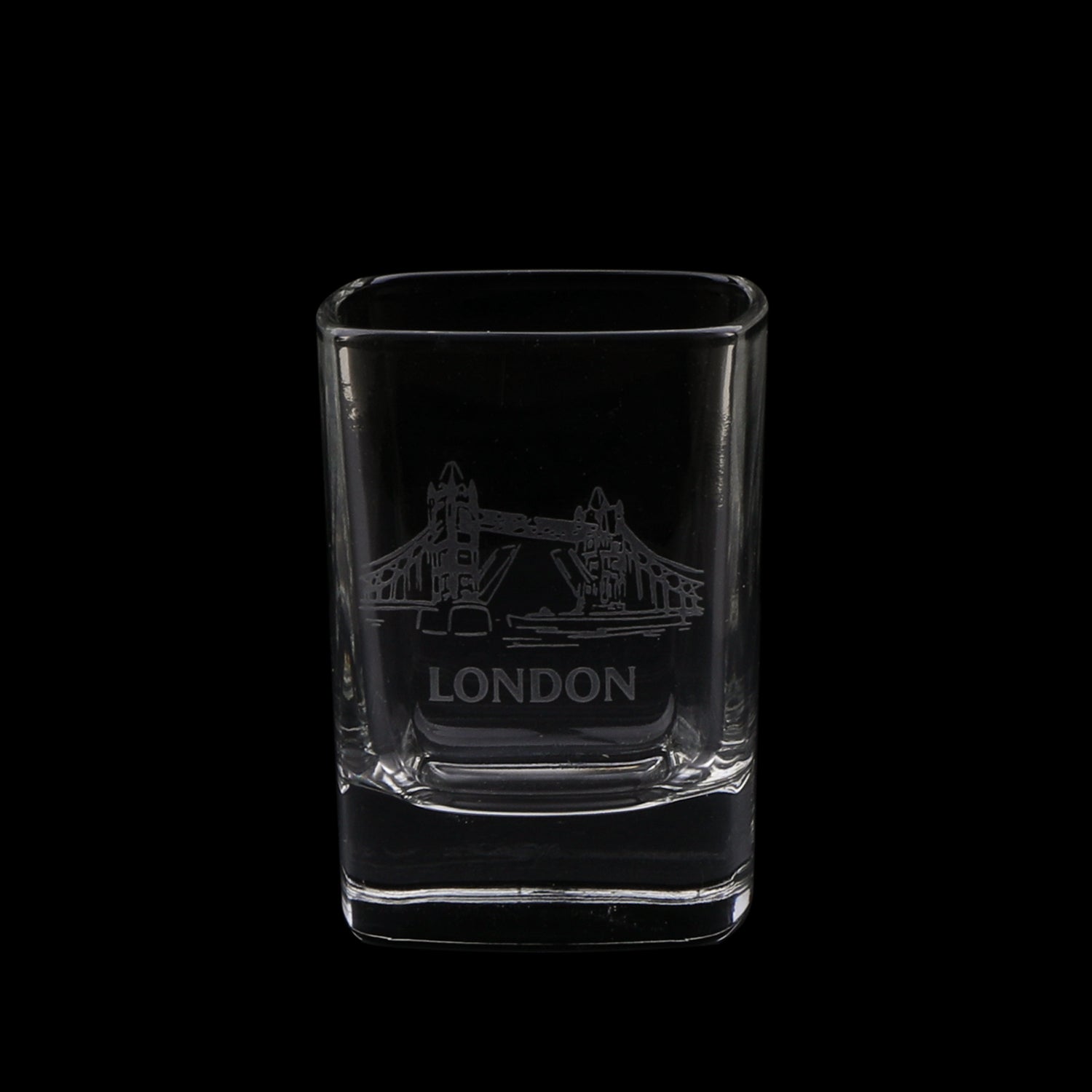 Tower Bridge Square Dram Whisky Glass