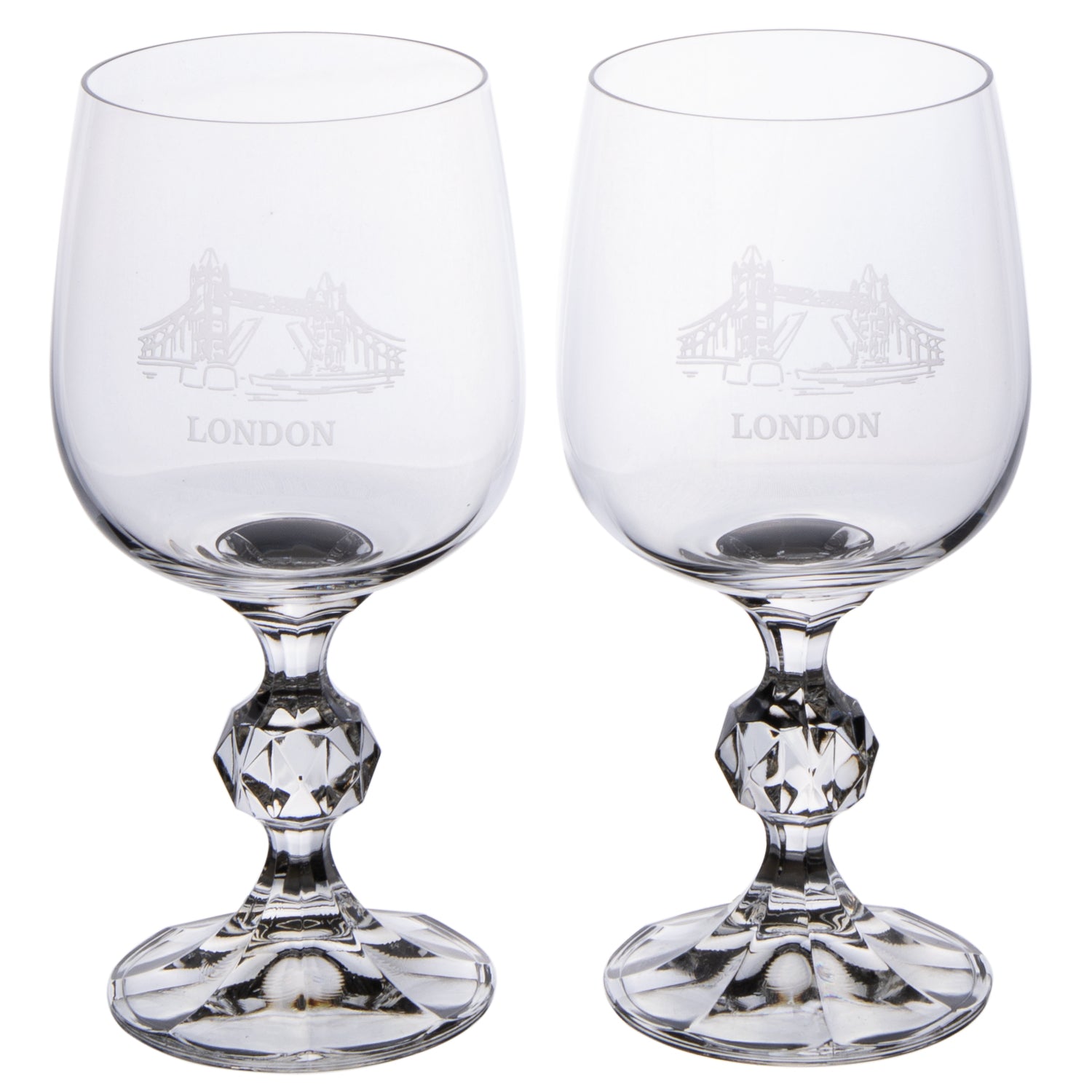 Tower Bridge Wine Glasses Boxed Set
