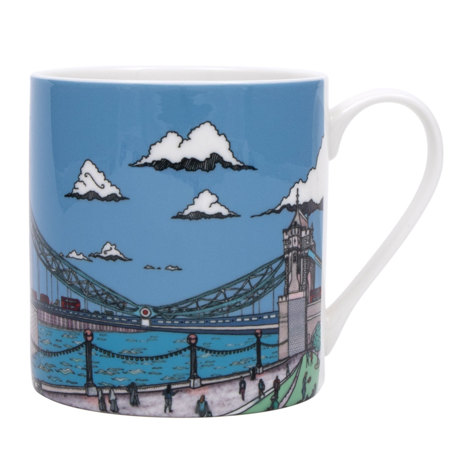 Tower Bridge Illustration Mug 2