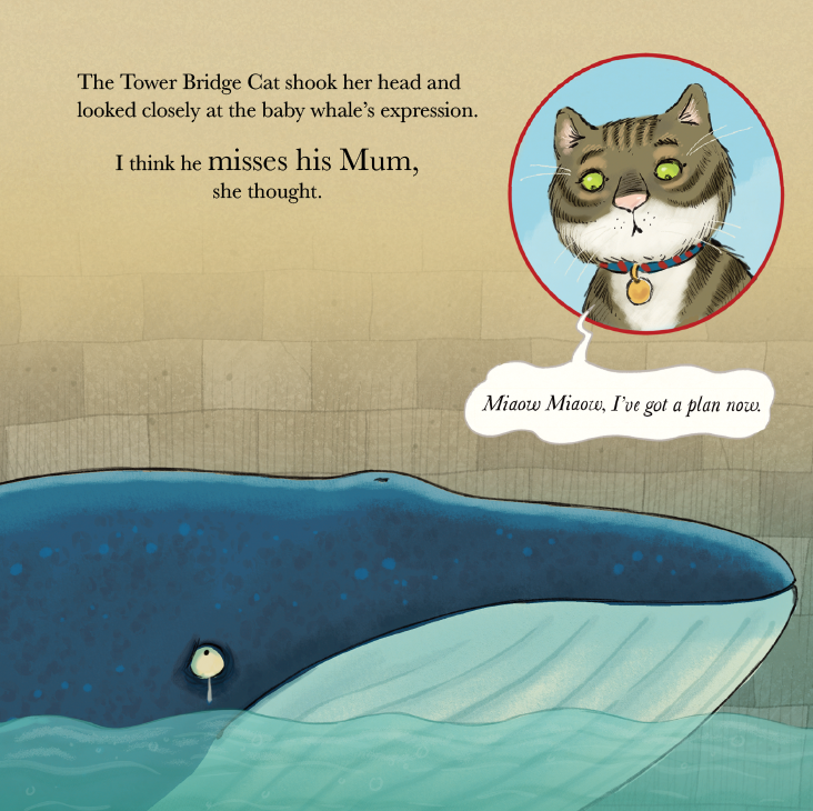 The Tower Bridge Cat and The Baby Whale Book
