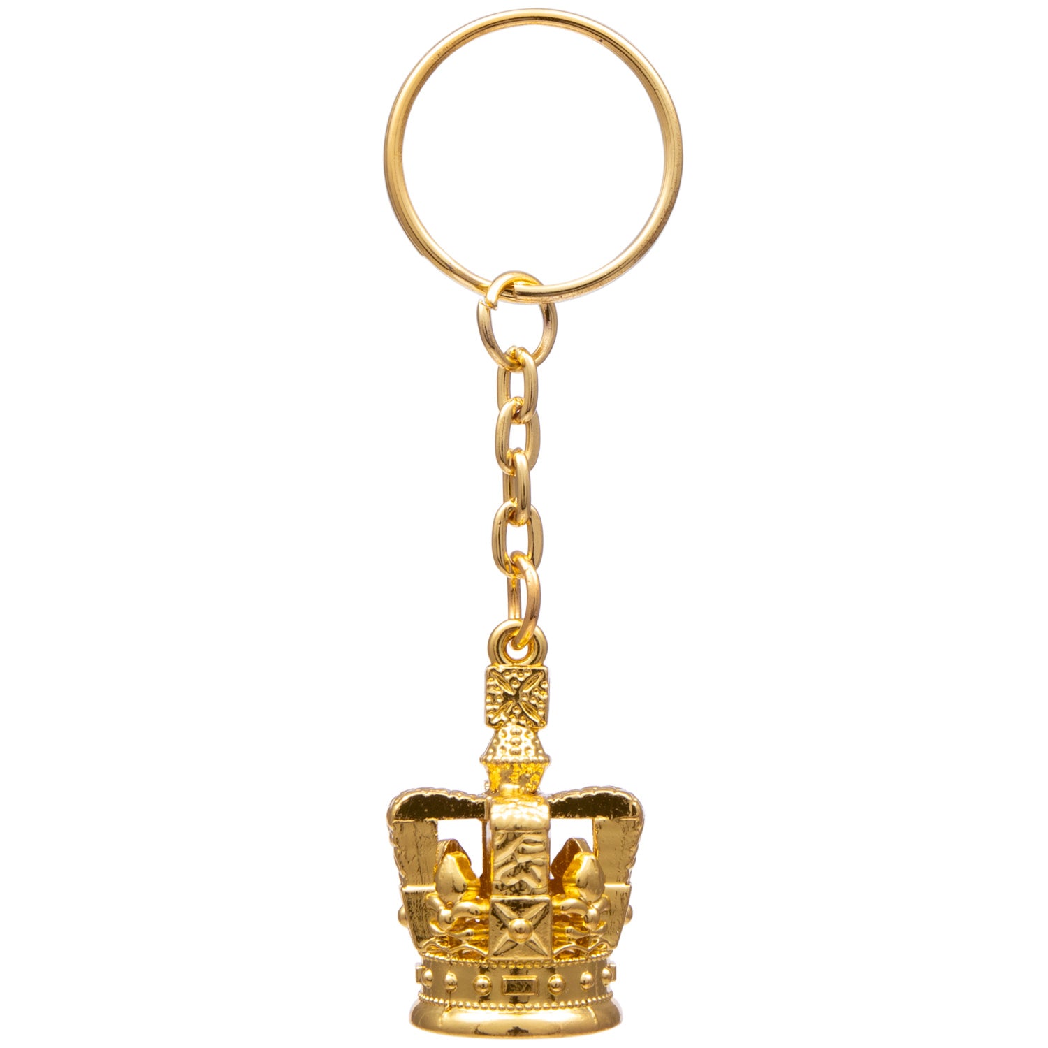 Coronation Crown Keyring - Gold 1